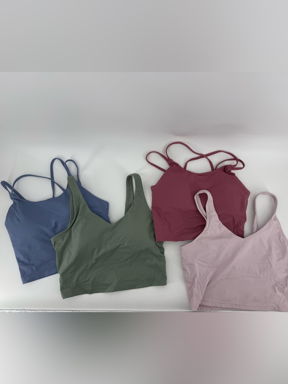 Women’s Athletic Crop Tops - 4 Pack